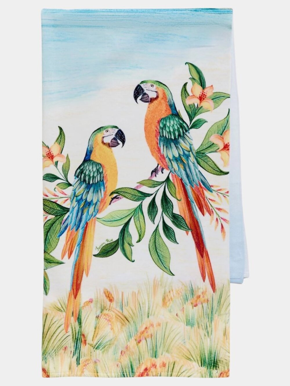 FARM Rio Retro Rio Towel | Tropical Parrot Beach Towel | 36" x 60" | NWT